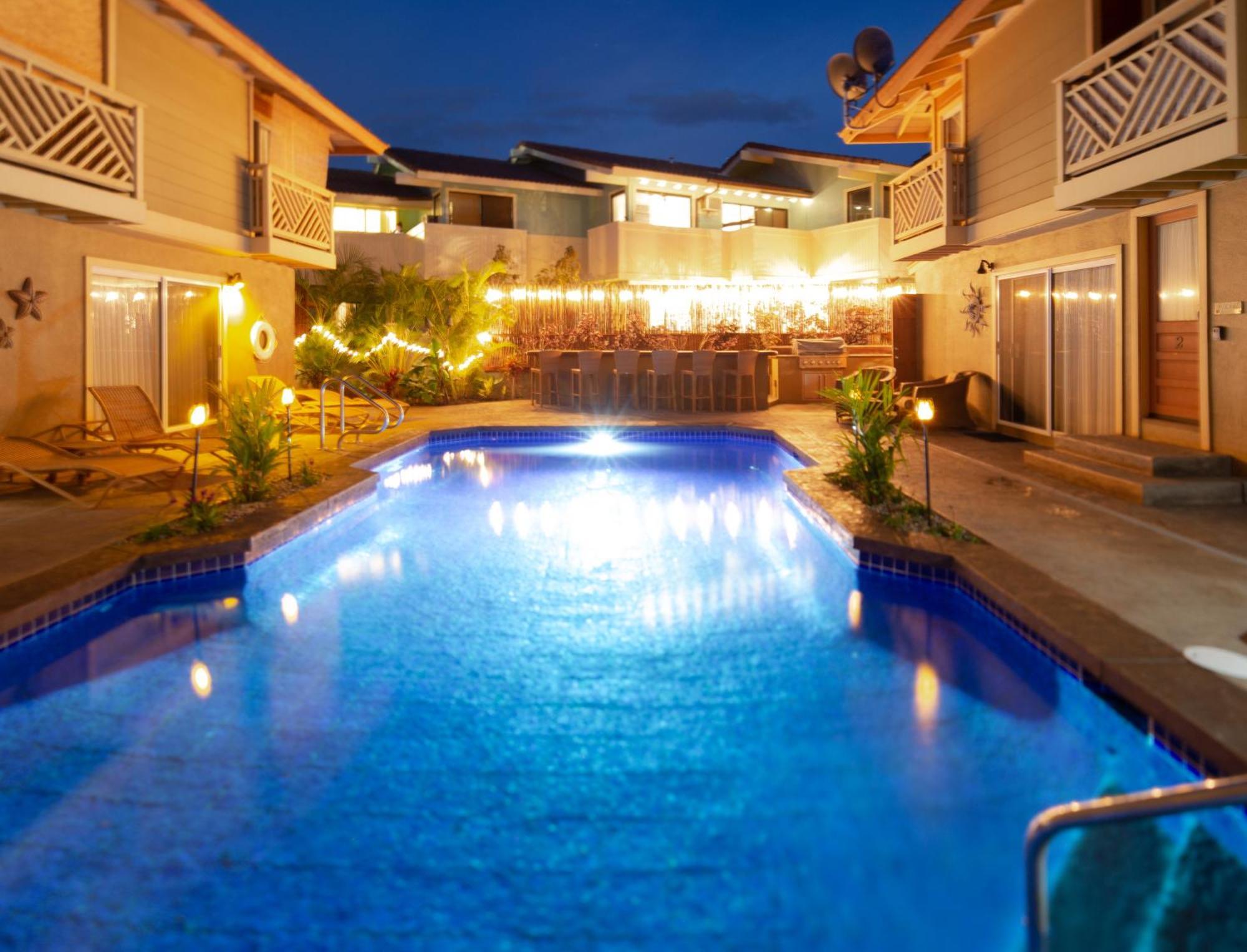 Plumeria Suite, 2-Bedrooms, Sleeps 6, Pool & Bbq, Pre-Renovation Summer Sale คิเฮอิ ภายนอก รูปภาพ
